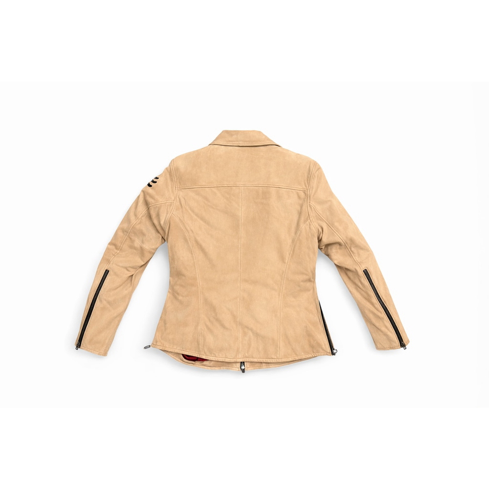 Harley-Davidson Women's Tan Suede Jacket 1W Biker Moto Embroidery - Picture 2 of 12